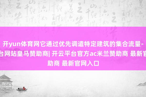 开yun体育网它通过优先调遣特定建筑的集合流量-开云平台网站皇马赞助商| 开云平台官方ac米兰赞助商 最新官网入口